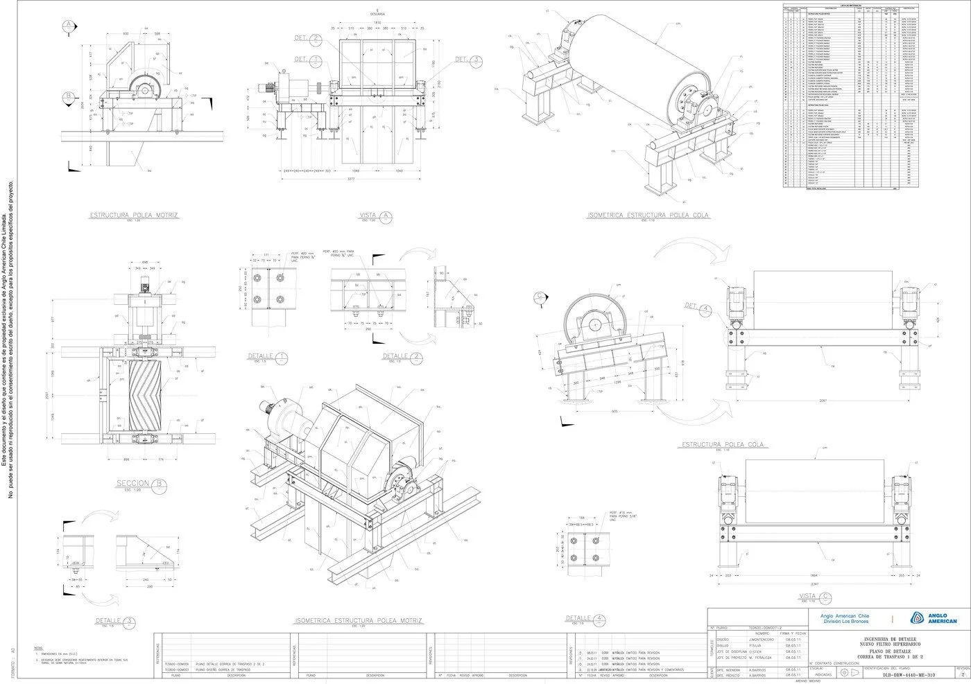 Cálculos de ingeniería para sistemas transportadores